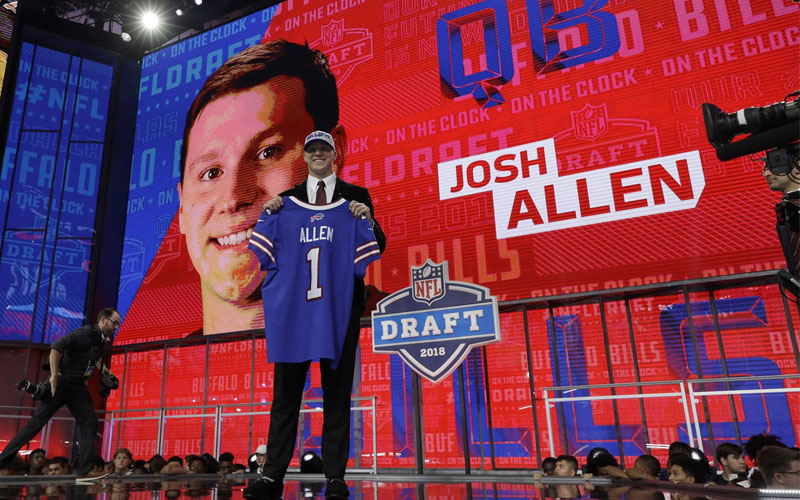 Buffalo Bills Draft Josh Allen Airstrike Allen