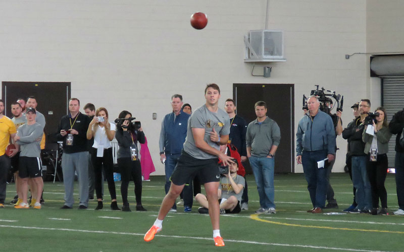 Josh Allen Highlights Arm Strength at Pro Day